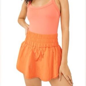 FP Movement by Free People Vibrant Orange Skort